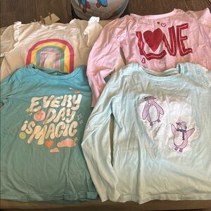 Colorful Kids' Long Sleeve Shirts Set